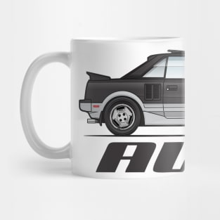 AW11-Black and Silver Mug